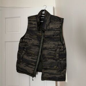 The North Face Camo Nuptse Vest